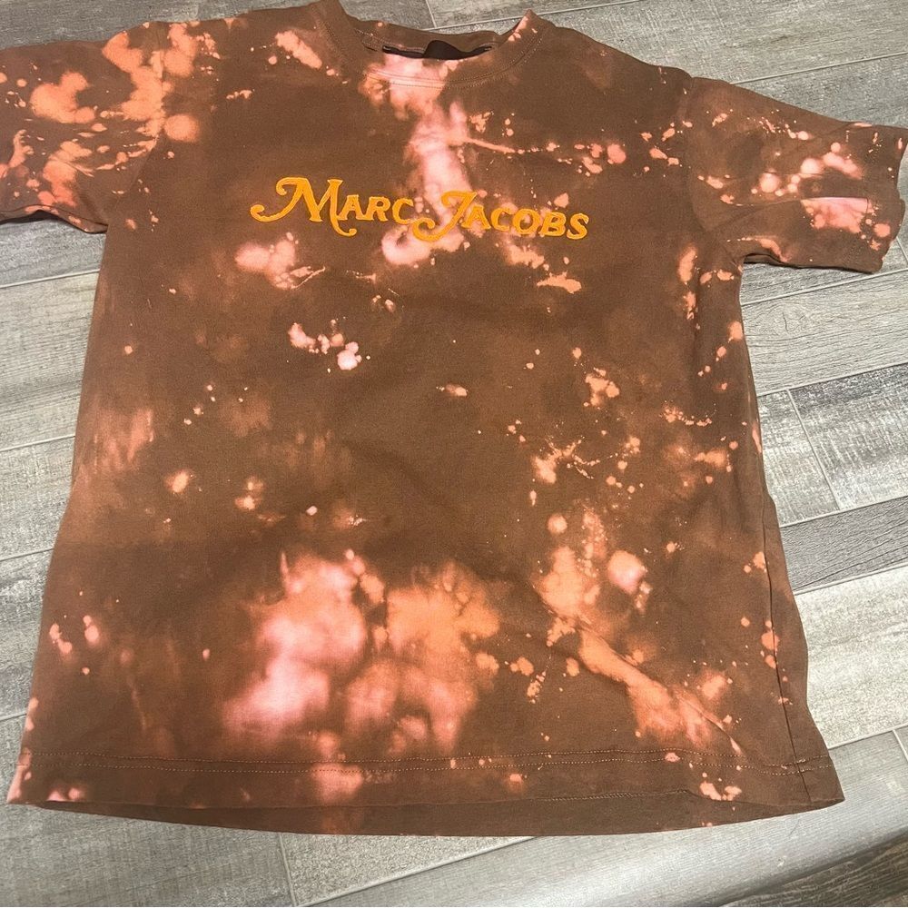New York Magazine x Marc Jacobs Diatressed embroidered The Logo T-Shirt. XS
